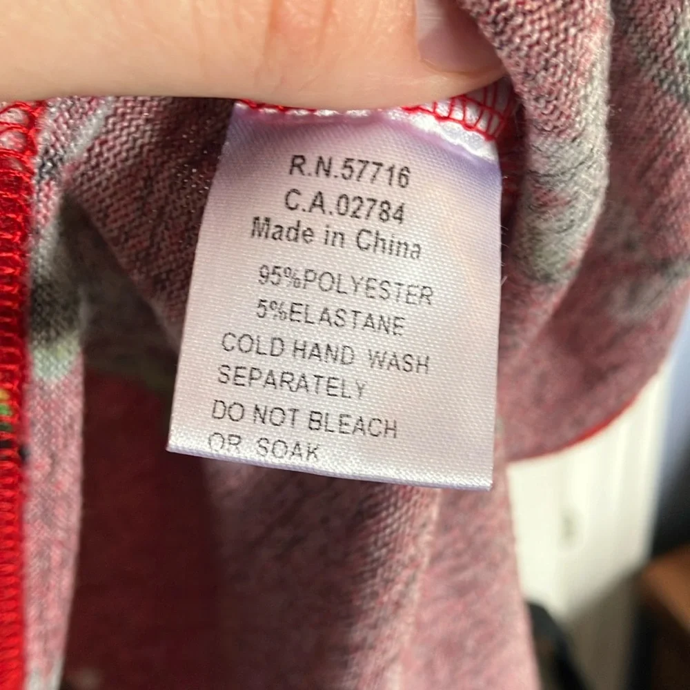 Floral Red Dress with Ruffle Sleeves - Picture 4 of 6